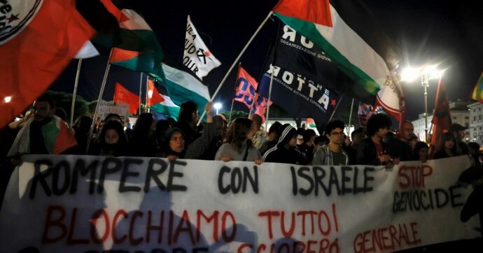 Flotilla, centomila in corteo. Al Viminale allarme su Chigi e Quirinale