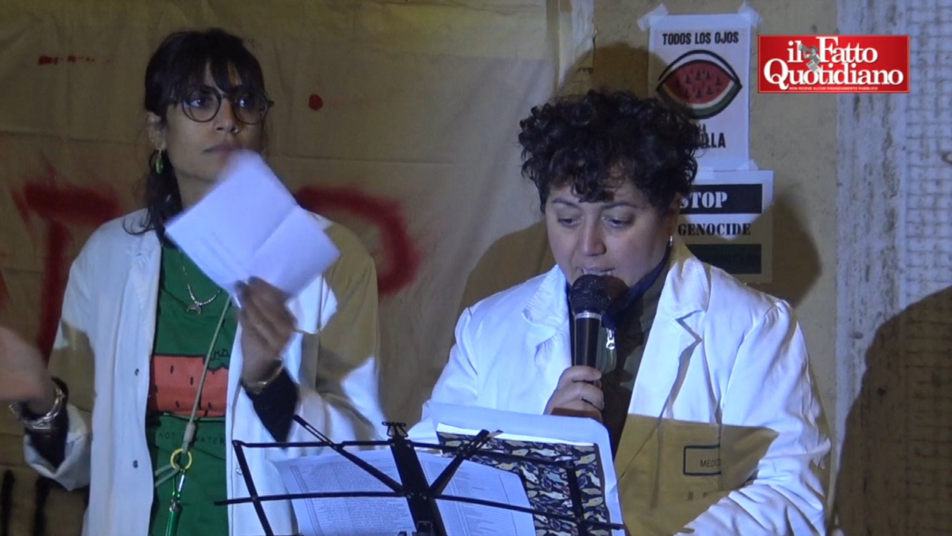 luci sulla palestina i sanitari illuminano gli ospedali per gaza nostri colleghi presi di mira da israele basta complicit224