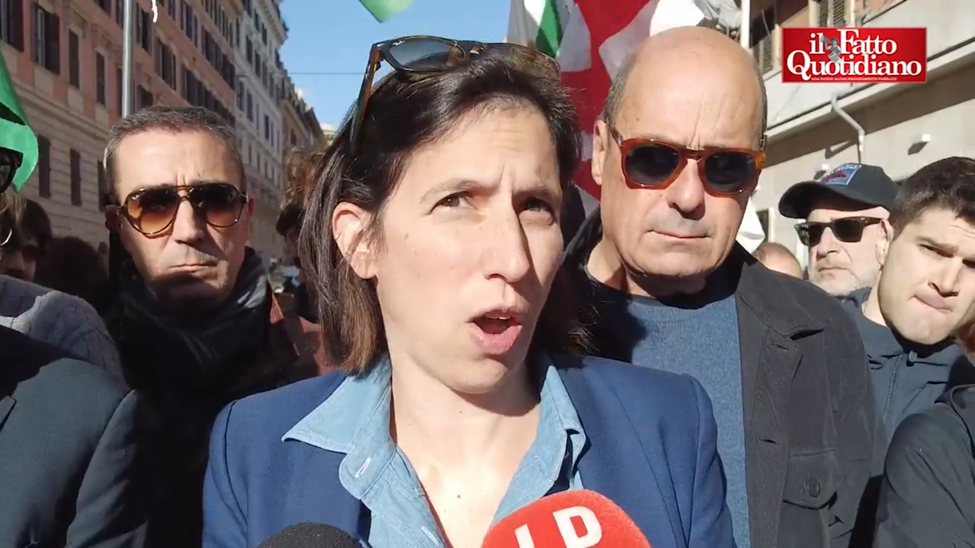 Schlein al corteo di Roma: “Atto di pirateria di Israele contro la Flotilla. Giù le mani dal diritto allo ...