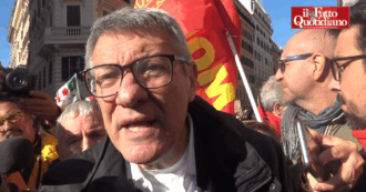 Copertina di Sciopero generale, Landini: “Meloni? Un livello così basso per me impensabile, sta coprendo i crimini di Netanyahu”