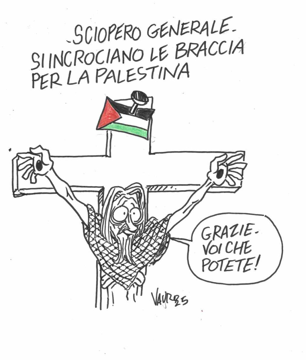 La vignetta di Vauro