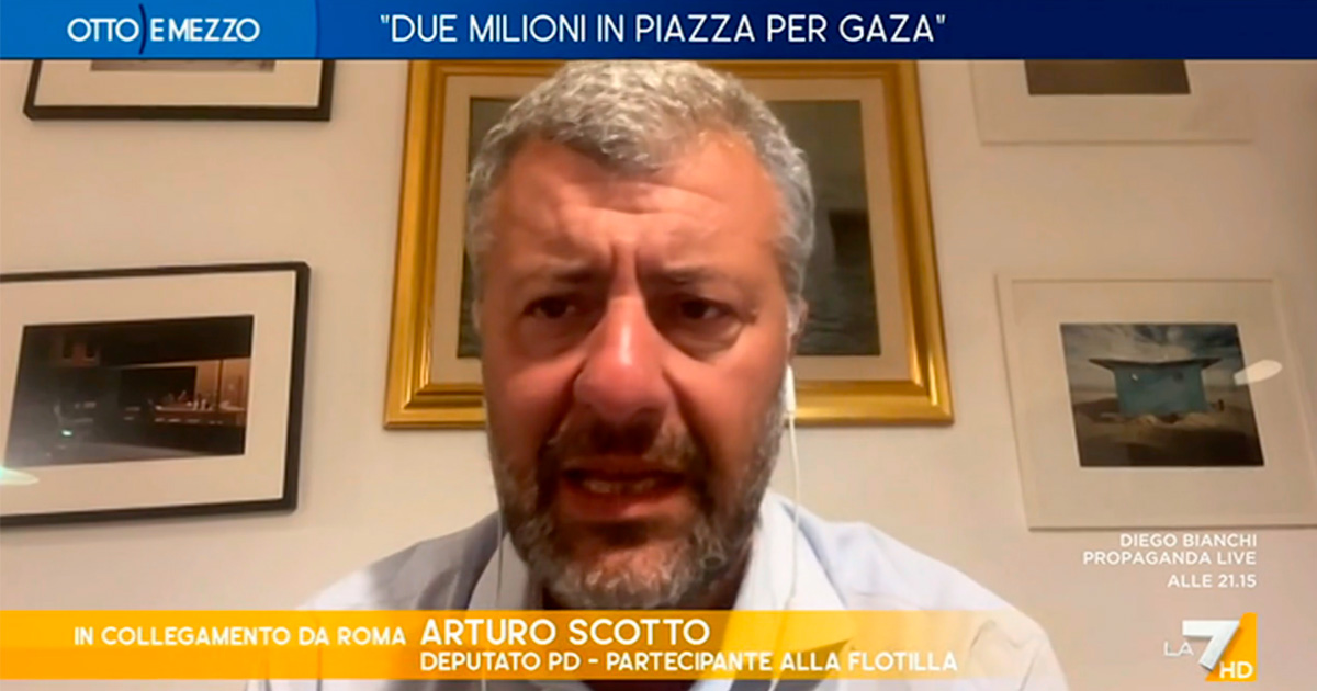 Flotilla, Scotto ringrazia Crosetto e accusa Meloni: “Attacco senza precedenti ai parlamentari, non può intimare alcunché”. Su La7