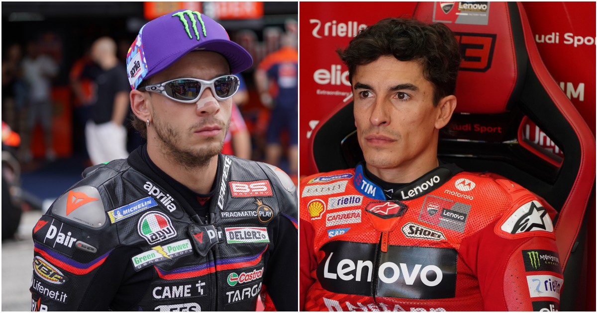 MotoGp, in Indonesia vanno tutti giù e Aldeguer ne approfitta. Incidente Bezzecchi-Marquez, cade anche Bagnaia