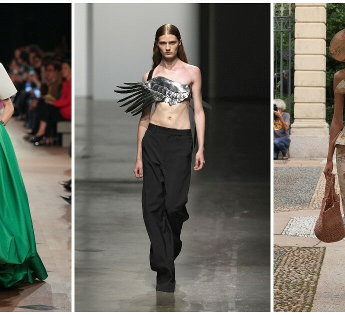 Dal reggiseno a vista ai cappelli: l’alfabeto delle tendenze (e delle stravaganze) viste alle fashion week di Milano e Parigi