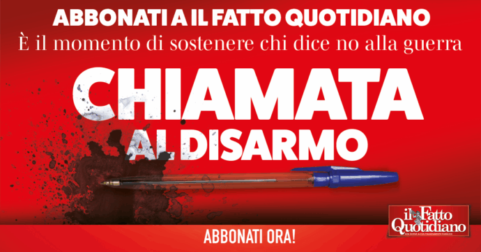 Abbonarsi al Fatto Quotidiano a un prezzo imperdibile: c’è tempo fino a mezzanotte! Sostieni chi dice no alla guerra