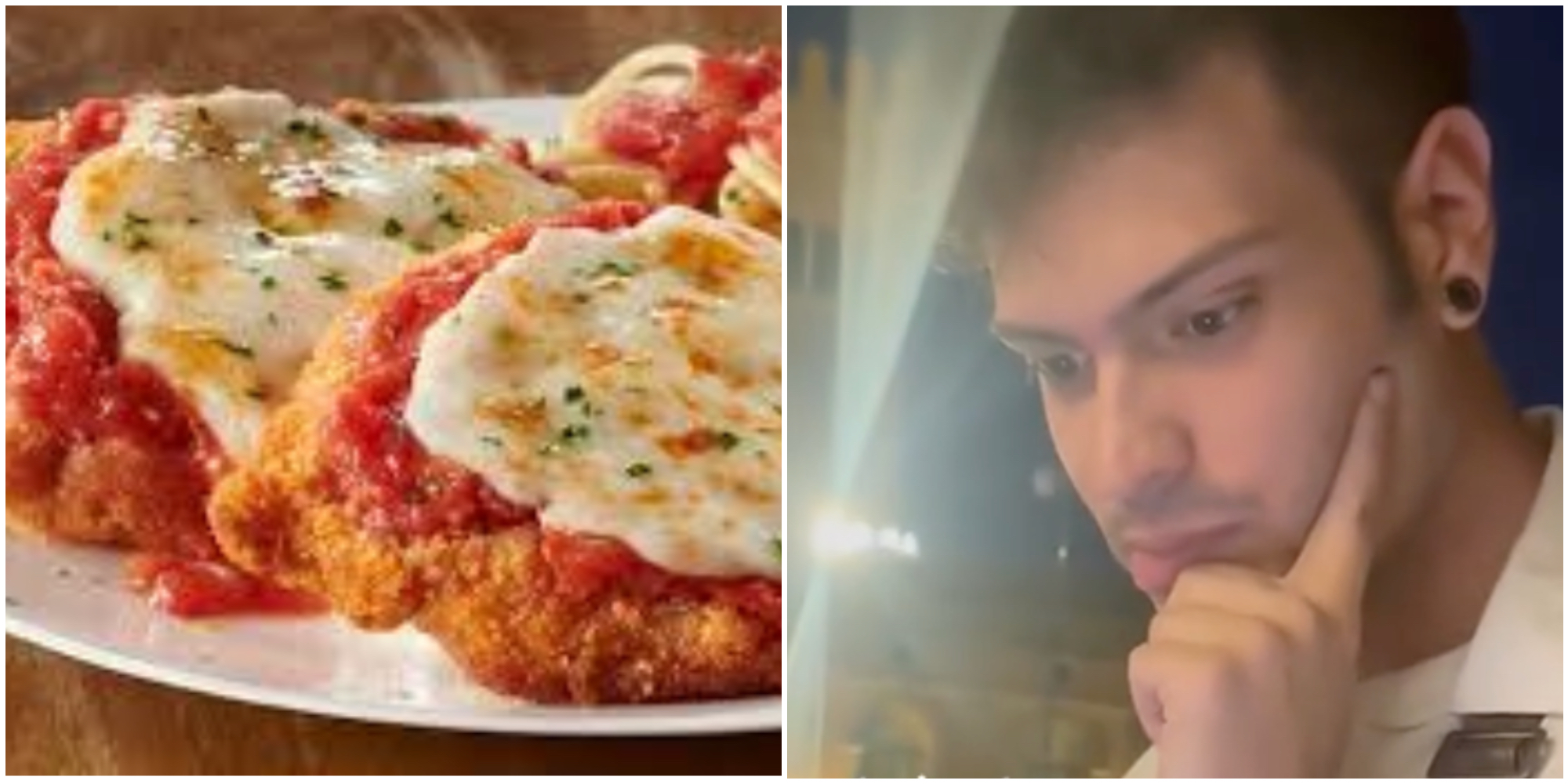 un turista americano in italia chiede il pollo alla parmigiana la risposta del cameriere 232 virale 8211 video