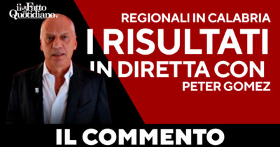 Copertina di Regionali Calabria, i risultati in diretta con Peter Gomez e Lucio Musolino