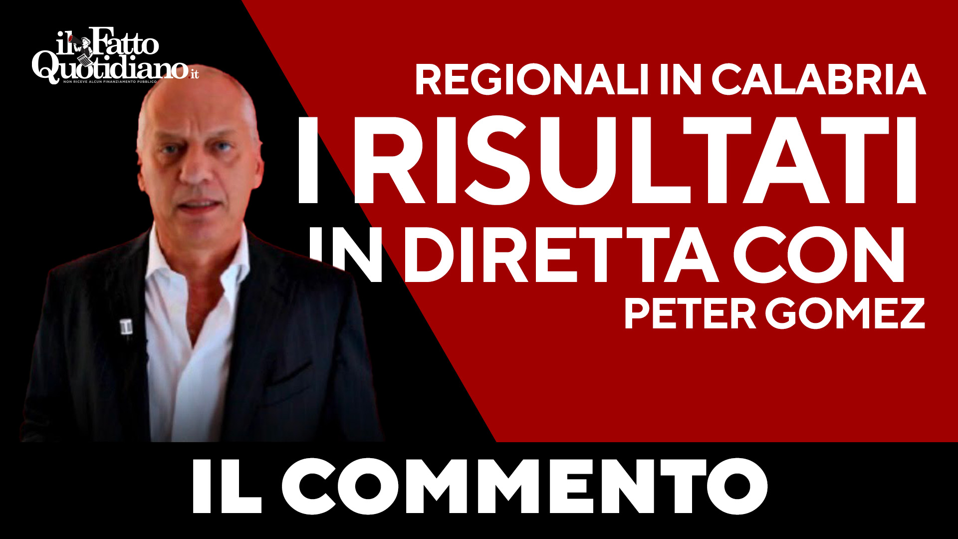 Regionali Calabria, i risultati in diretta con Peter Gomez e Lucio Musolino
