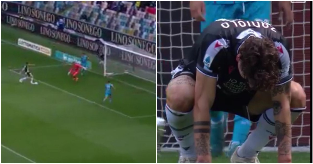 Zaniolo sbaglia un gol “fatto” in Udinese Cagliari: l’errore che è costato la vittoria – Video