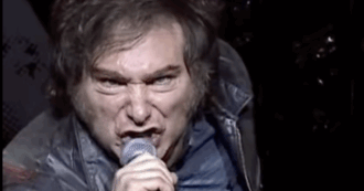 Copertina di “Non mollate siamo a metà strada”: il presidente argentino Javier Milei canta a tutto rock a tre settimane dalle elezioni legislative di metà mandato – IL VIDEO