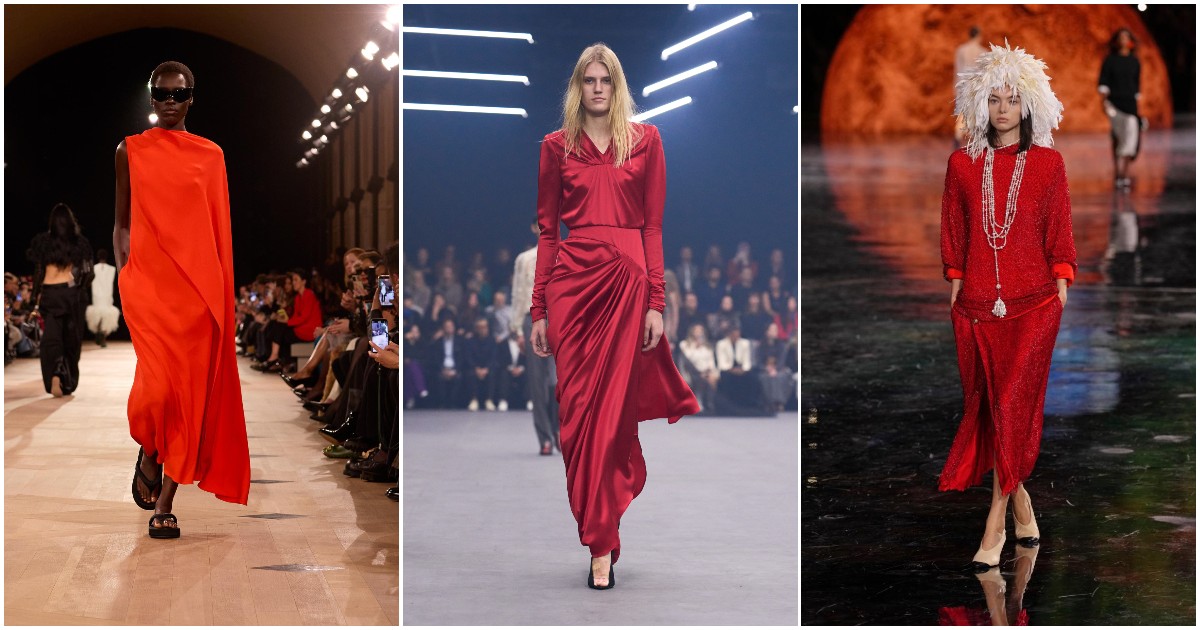 il rosso 232 il nuovo nero ecco i colori di tendenza visti alle sfilate delle fashion week