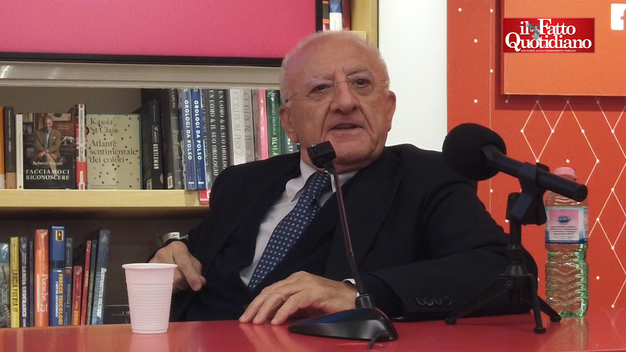 de luca il centrosinistra non sa creare entusiasmo non basta mettere insieme i pezzi m5s se diventa partito diventa inutile