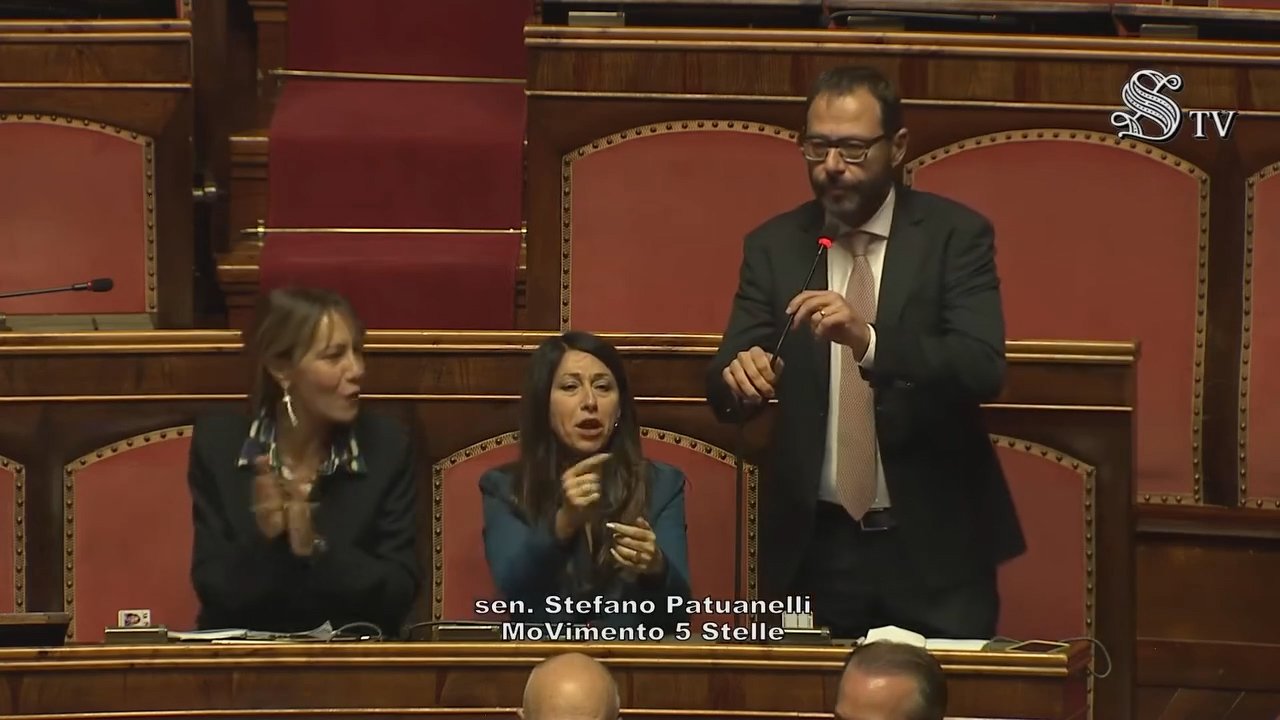 scintille al senato per la flotilla patuanelli m5s la premier venga in aula dov8217232 finita la meloni dei mar242