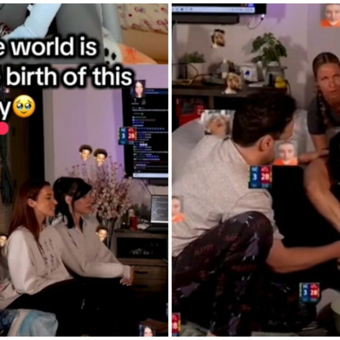 “Falla uscire fuori come un tacchino del Giorno del Ringraziamento!”: streamer statunitense su Twitch mostra il suo parto davanti a 30mila spettatori