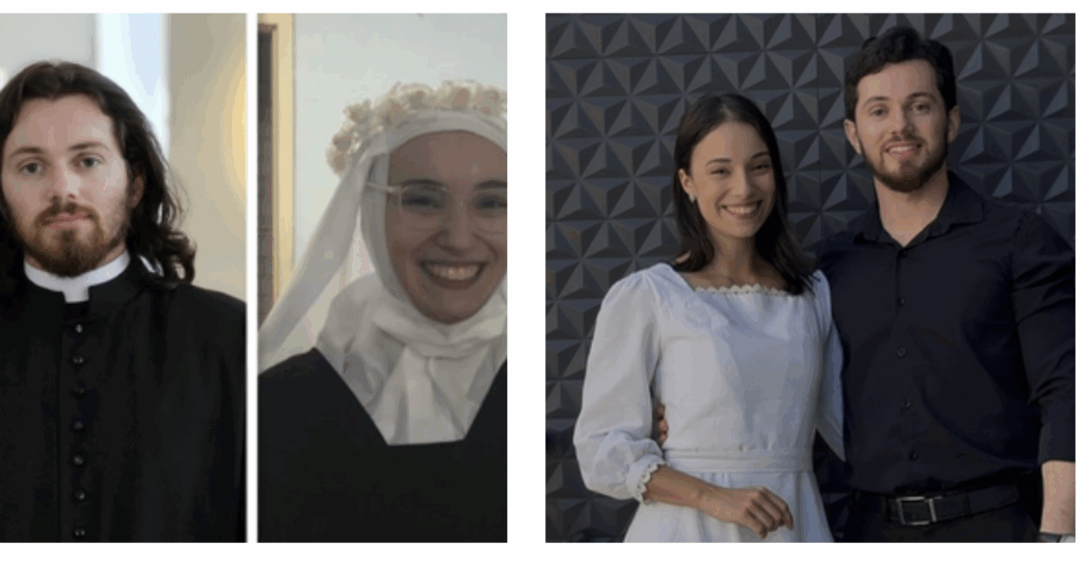 Ex suora ora influencer sposa un ex prete. Lui si era offerto di pregare per lei e per la sua depressione, poi l’amore: “Al primo appuntamento siamo andati a messa e a cena”