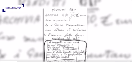 Delitto di Garlasco, il Tg1 rivela il contenuto del “pizzino” scritto dal padre di Sempio: “Sembra proprio mio figlio Andrea”