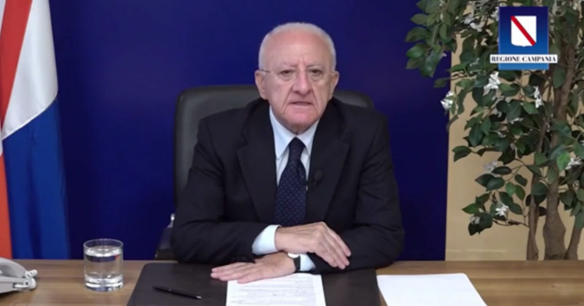 de luca per meloni non si fa la pace con le bandiere neanche con l8217opportunismo politico con il nulla e girando la testa dall8217altra parte