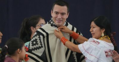 Copertina di Gli indigeni fanno saltare il permesso estrattivo nelle Ande. È il primo dietrofront del governo Noboa