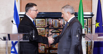 Copertina di Gaza, il senso di Tajani per il cemento