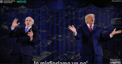 Copertina di Crozza nei panni di Trump tra Nobel per la Pace “bucato” e il musical su Gaza con Netanyahu