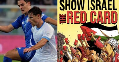 Copertina di “Meglio fuori dai Mondiali che complici di criminali”. Da Milano a Venezia, l’appello del calcio popolare alla vigilia di Italia-Israele
