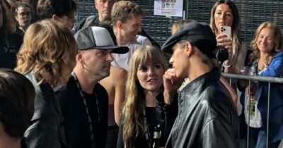 Copertina di I Maneskin di nuovo insieme per una notte: la “reunion” della band al concerto di Damiano David a Roma – VIDEO