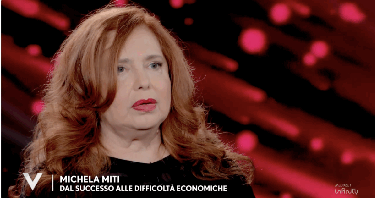 “Ho lo sfratto, tra 15 giorni devo lasciare la mia casa. Non ho più nulla, ho perso tutto: i soldi, il mio compagno, mia mamma”: Michela Miti in lacrime a Verissimo