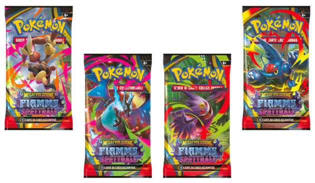 buste espansione carte Pokémon Megaevoluzione - Fiamme Spettrali