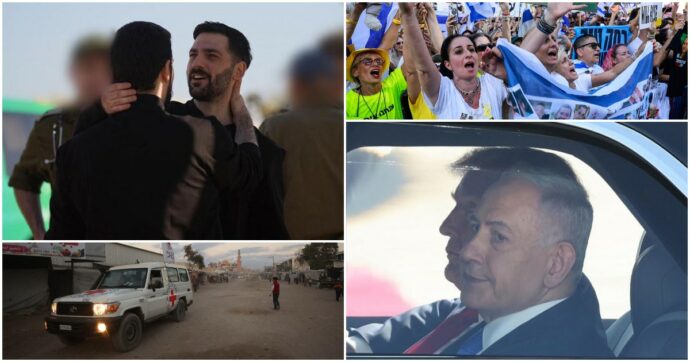 Gaza, liberati gli ultimi 20 ostaggi israeliani. Katz: “Solo 4 corpi ostaggi? Hamas non rispetta obblighi”. I bus con i 1966 palestinesi scarcerati accolti dalla folla