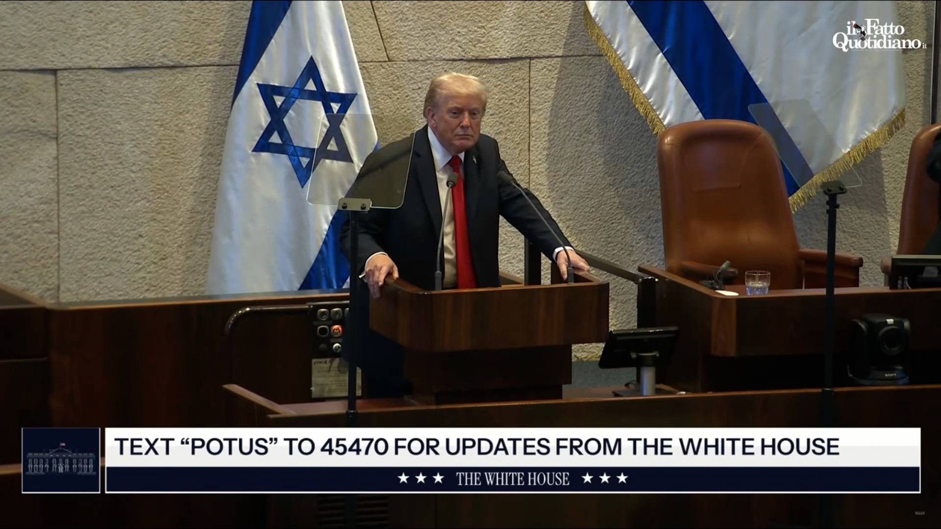 Due deputati contestano Trump alla Knesset: “Genocidio”. Espulsi dall’Aula e portati via di peso