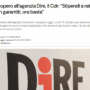 Copertina di I giornalisti dell’agenzia Dire proclamano lo sciopero: “Stipendi dilazionati e nessuna certezza sui versamenti”