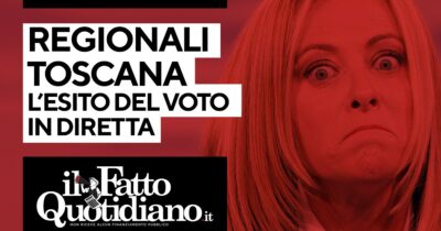Copertina di Elezioni regionali in Toscana, l’esito del voto in diretta con Peter Gomez e Diego Pretini
