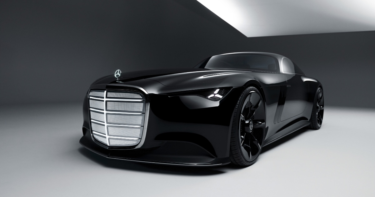 mercedes vision iconic il futuro elettrico tra intelligenza artificiale e fotovoltaico