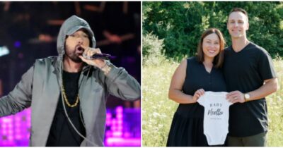 Copertina di “Non vediamo l’ora di incontrarti, grazie a Dio per questo regalo”: Eminem diventerà nonno per la seconda volta, la figlia adottiva Alaina Scott è incinta