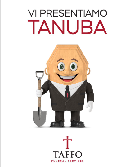 taffo non esiste pi249 ora l8217agenzia di pompe funebri si chiama tanuba ecco perch233
