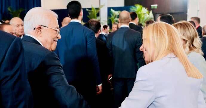 Gaza, Meloni incontra Abbas: impegno per la Palestina