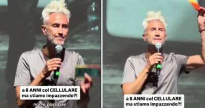 Copertina di “Bambini di 8 anni con il cellulare? Putrefazione mentale, stiamo impazzendo”: la rabbia del professor Vincenzo Schettini