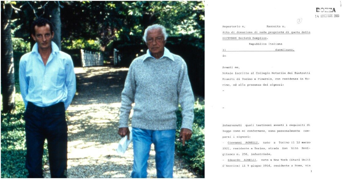 Eredità Agnelli, l’ultima svolta dalle carte: “L’Avvocato voleva donare un quarto delle quote della Dicembre al figlio Edoardo 24 ore prima del suicidio” Eredità Agnelli, l’ultima svolta dalle carte: “L’Avvocato voleva donare un quarto delle quote della Dicembre al figlio Edoardo 24 ore prima del suicidio”