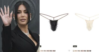 Copertina di “Il tuo tappeto del colore che vuoi”: arriva il perizoma “peloso”, ecco quanto costa l’ultima trovata di Kim Kardashian