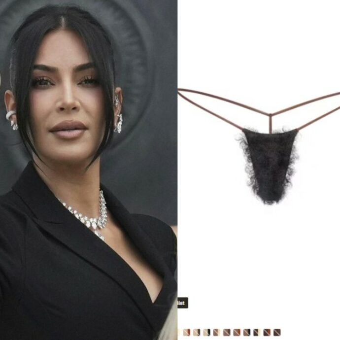 “Il tuo tappeto del colore che vuoi”: arriva il perizoma “peloso”, ecco quanto costa l’ultima trovata di Kim Kardashian