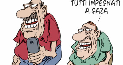 Copertina di La vignetta di Franzaroli