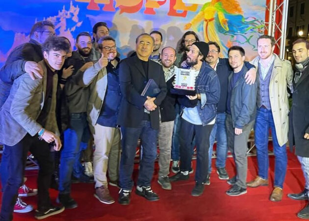 Amano group picture Lucca Comics 2022