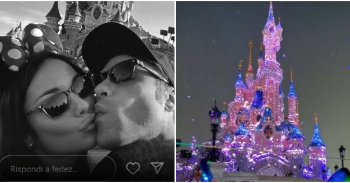 la prima vacanza da famiglia allargata fedez festeggia il compleanno a disneyland con giulia honegger e i figli leone e vittoria