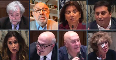 Copertina di “A Gaza funerali con le bambole”, “Non ho visto palestinesi dimagriti”, “C’è differenza di civiltà tra sganciare bombe e sgozzare”: ecco l’incredibile galleria degli orrori del convegno al Cnel