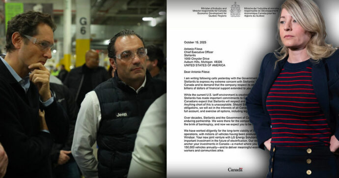 Stellantis, la lezione del Canada al governo Meloni: minaccia azioni legali per il trasloco di produzione negli Usa