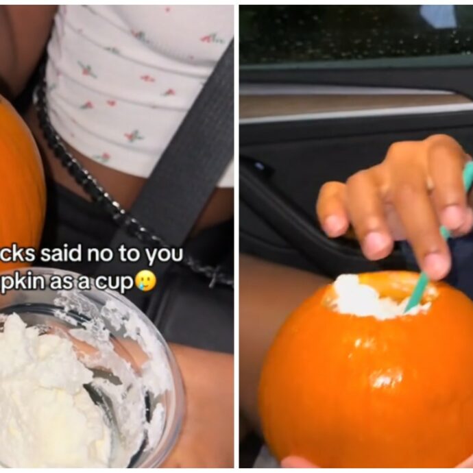 Portano zucche vuote da Starbucks per farsele riempire con le bevande e parlando di “esperienza autunnale”. Il nuovo trend social scatena i commentatori: “poveri baristi”, “e le norme sanitarie?”