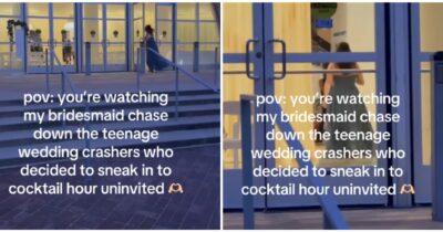 Copertina di “La mia damigella si è messa a inseguire i ragazzini che si sono imbucati al mio matrimonio”: lo sfogo di una sposa su TikTok è virale