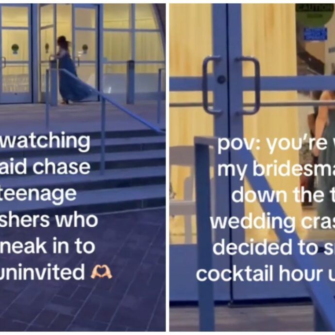 “La mia damigella si è messa a inseguire i ragazzini che si sono imbucati al mio matrimonio”: lo sfogo di una sposa su TikTok è virale
