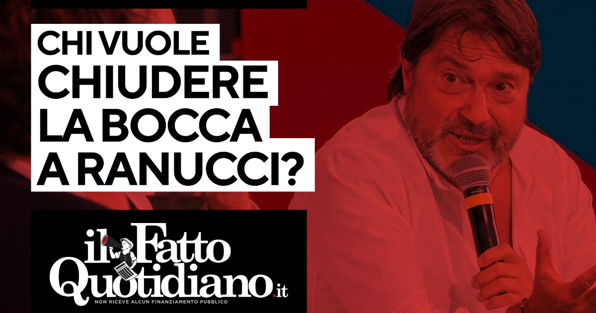 Chi vuole chiudere la bocca a Ranucci? La diretta con Peter Gomez e Thomas Mackinson Chi vuole chiudere la bocca a Ranucci? La diretta con Peter Gomez e Thomas Mackinson