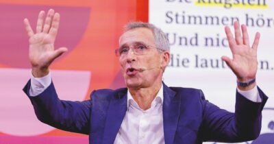 Copertina di Stoltenberg: “Forse la guerra si poteva evitare. Ma bisogna armare di più Kiev”